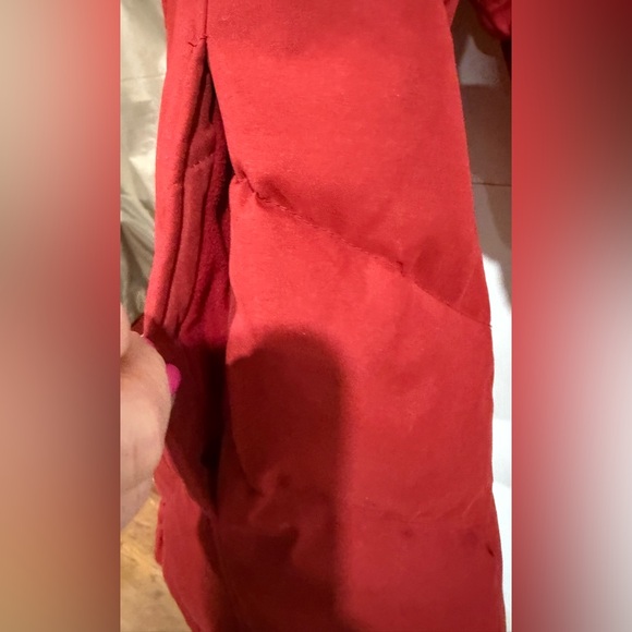 Kenneth Cole Reaction Mixed Fill Down Men’s Quilted Winter Coat. Red Size Large - Picture 10 of 14